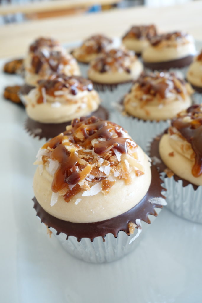 Samoa Cupcakes Basil And Buttercream